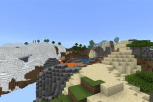 Карта на Летающие острова для Minecraft PE