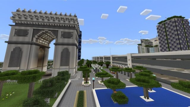 Майнкрафт город париж. Gotham City карта для майнкрафт пе. Карты на Minecraft City 4.5.