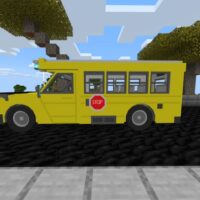 Мод на Автобус для Minecraft PE