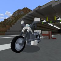 Мод на Мотоцикл для Minecraft PE