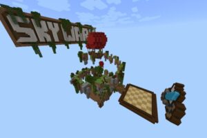 Карта на Скай Варс для Minecraft PE