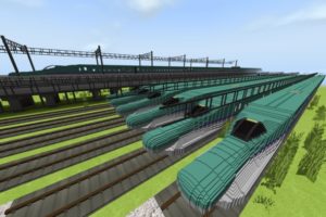 Мод на Real train для Minecraft PE