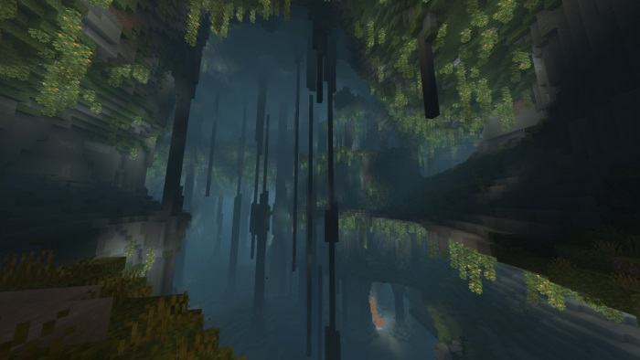 Minecraft from the fog bedrock