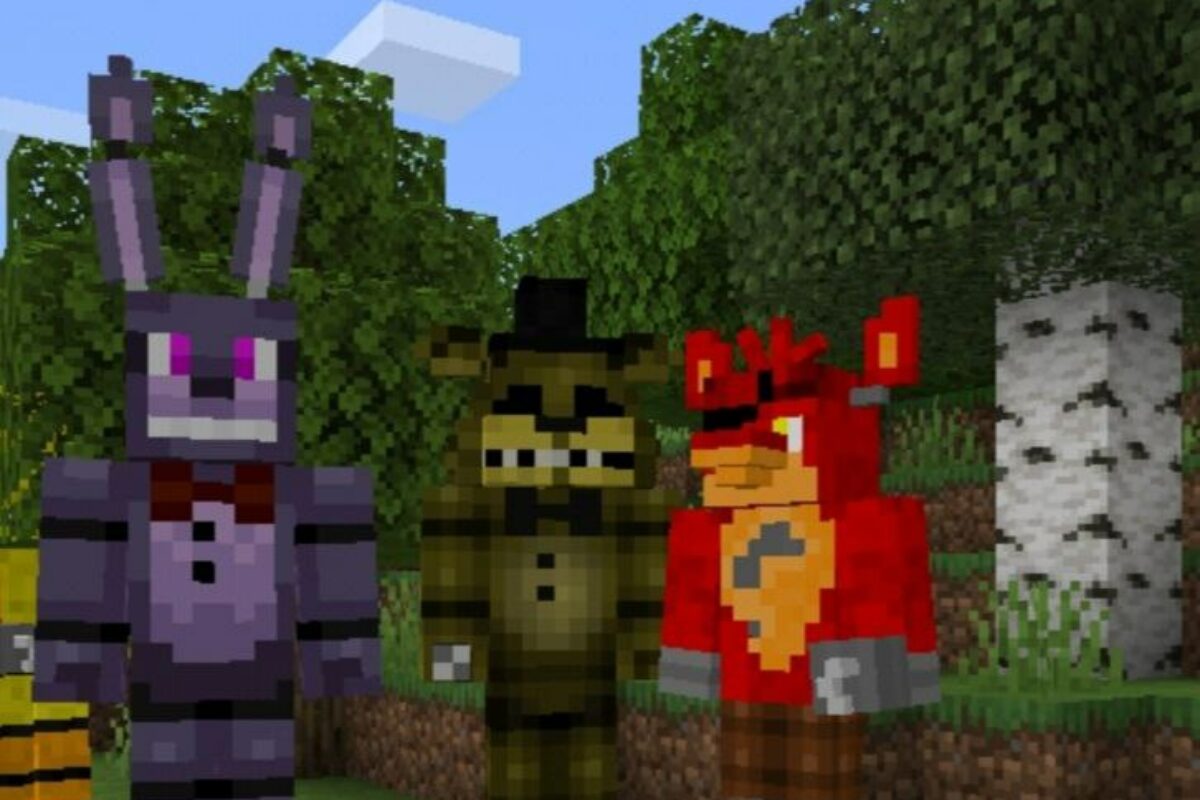 Скачать Мод на ФНАФ для Minecraft PE - Мод FNAF для Майнкрафт ПЕ