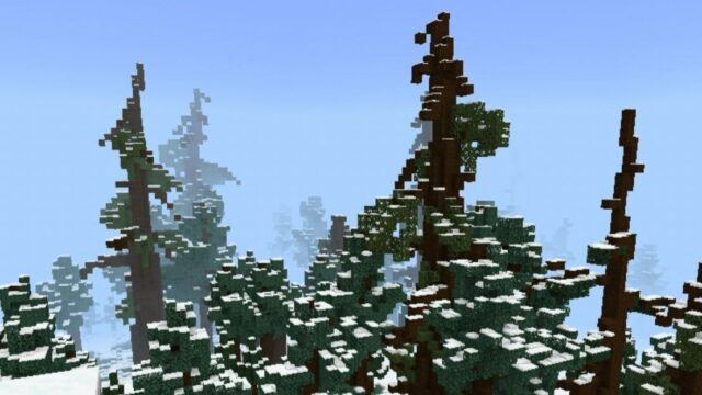 Зимняя карта minecraft pe