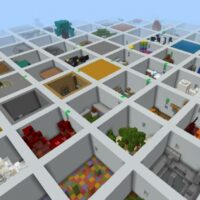 Карта на 100 уровней паркура для Minecraft PE