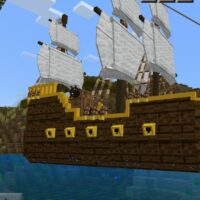 Мод на Постройку кораблей для Minecraft PE