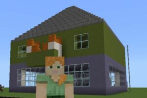 Карта на Дом и Магазин для Minecraft PE