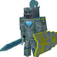 Мод на Ледяных воинов Ice Warrior для Minecraft PE