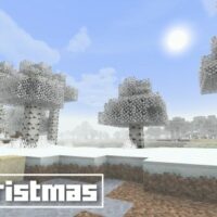 Текстуры Зимний Лес для Minecraft PE