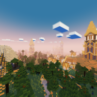 Карта Волшебный Город для Minecraft PE