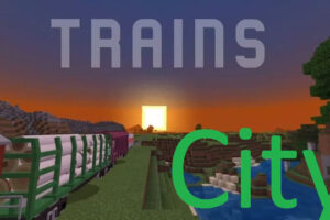 Мод City Trains для Minecraft PE