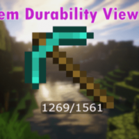 Мод Item Durability Viewer для Minecraft PE