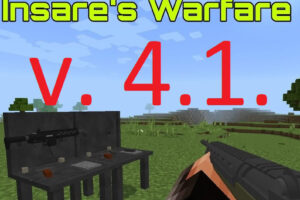 Мод InSaRe’s Warfare для Minecraft PE