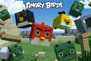 Мод на Злых птичек Angry Birds для Minecraft PE