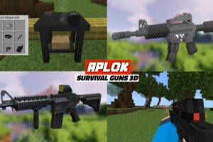 Мод на Огнестрельное оружие New для Minecraft PE