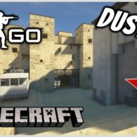 Карта CS:GO Dust II для Minecraft PE