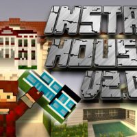 Мод на Быстровозводимые дома для Minecraft PE