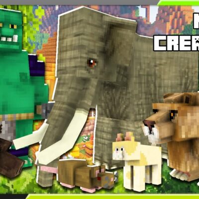 Мод на Необычных живых существ (57 животных) для Minecraft PE