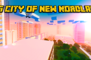 Карта Огромный город — New NordLand для Minecraft PE