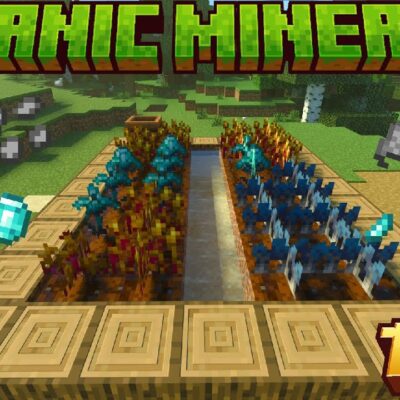 Мод на Выращивание минералов для Minecraft PE
