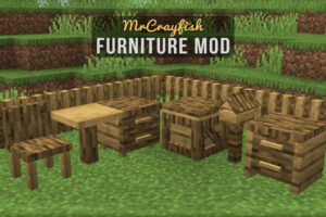 Мод на Новая мебель от Mr Cray Fish 2 для Minecraft PE