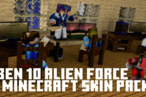 Скины Бен 10 — Чужая сила для Minecraft PE