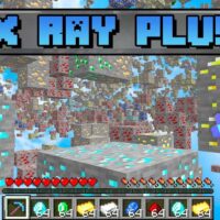 Текстуры X-Ray Plus — Улучшенные Икс-Рей текстуры для Minecraft PE