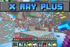 Текстуры X-Ray Plus — Улучшенные Икс-Рей текстуры для Minecraft PE