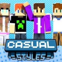 Скины одежды Повседневный стиль для Minecraft PE