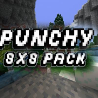 Крупные текстуры 8×8 — Punchy [8x] для Minecraft PE