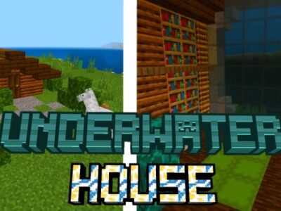 Карта: Подземный Лавовый дом для Minecraft PE