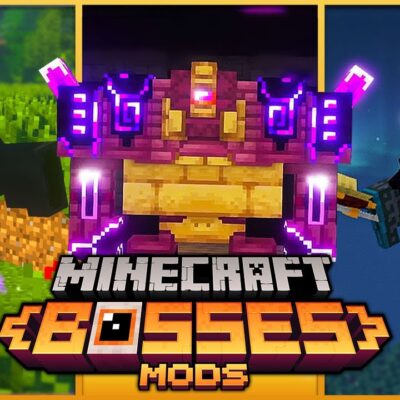 Мод Боссы: Новые Боссы и Испытания, Эпическое Оружие и Магия для Minecraft PE