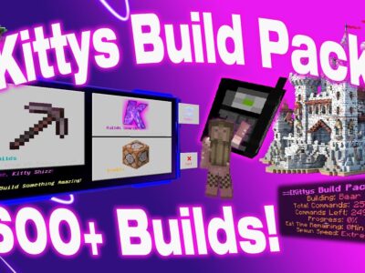 Мод: Build Pack — 400+ готовых построек для Майнкрафт ПЕ