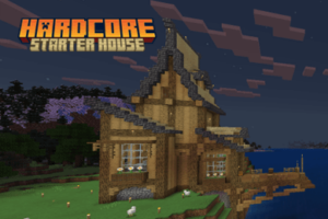 Карты: 9 Хардкорных Стартовых Домов для Minecraft PE
