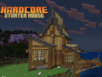 Карта: Подземный Лавовый дом для Minecraft PE