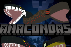 Мод Хоррор мутанты из кинематографа для Minecraft PE: сражение с гигантскими змеями, марсианами и боссами из фильмов