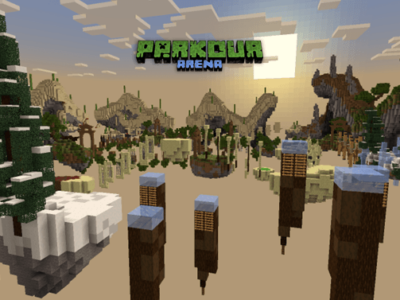 Карта «Идеальная Комната для Побега от Паркура» для Minecraft PE: 3 Уникальных Уровня, Музыка и История