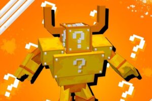 Мод «Счастливые Блоки Поисковой Выдачи» для Minecraft PE: Азарт, Боссы и Случайные Награды