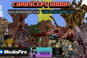 Хоррор Мод «Cordyceps Survival — Одни из нас» для Minecraft PE