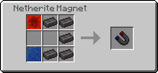 Мод «Магниты для ресурсов» для Minecraft PE: удобный сбор предметов с разным радиусом