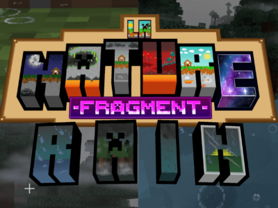Реалистичный Дождь в Minecraft: Погрузитесь в Атмосферу с Текстурным Паком «Фрагмент Природы» для MCPE/Bedrock