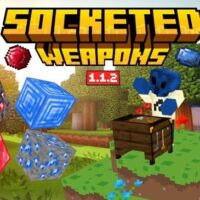 Мод Уникальное оружие с гнёздами для улучшений для Minecraft PE