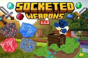 Мод Уникальное оружие с гнёздами для улучшений для Minecraft PE
