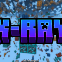 Текстуры X-Ray Plus для Minecraft PE/Bedrock – Видите сквозь блоки!