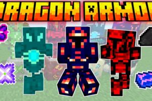 Мод Удивительная драконья броня для Minecraft PE: легендарные доспехи и секреты крафта
