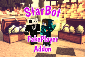 Мод Звездный бот — StarBot V2 для Minecraft PE: умный помощник с крутыми фишками