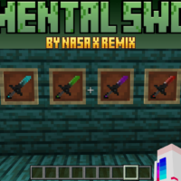 Мод Стихийные мечи для Minecraft PE: как скрафтить оружие стихий и покорить мир