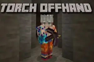 Мод «Двойной свет» для Minecraft PE: фонарик во второй руке, подводное свечение и не только!