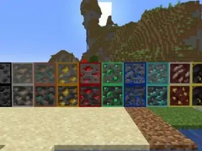 Текстуры Выделение руды — Highlighted Ores для Minecraft PE – Ни одна руда не останется незамеченной!